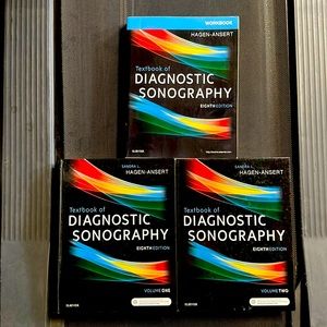 Textbook - Textbook of Diagnostic Sonography 8e 2 volume set with workbook